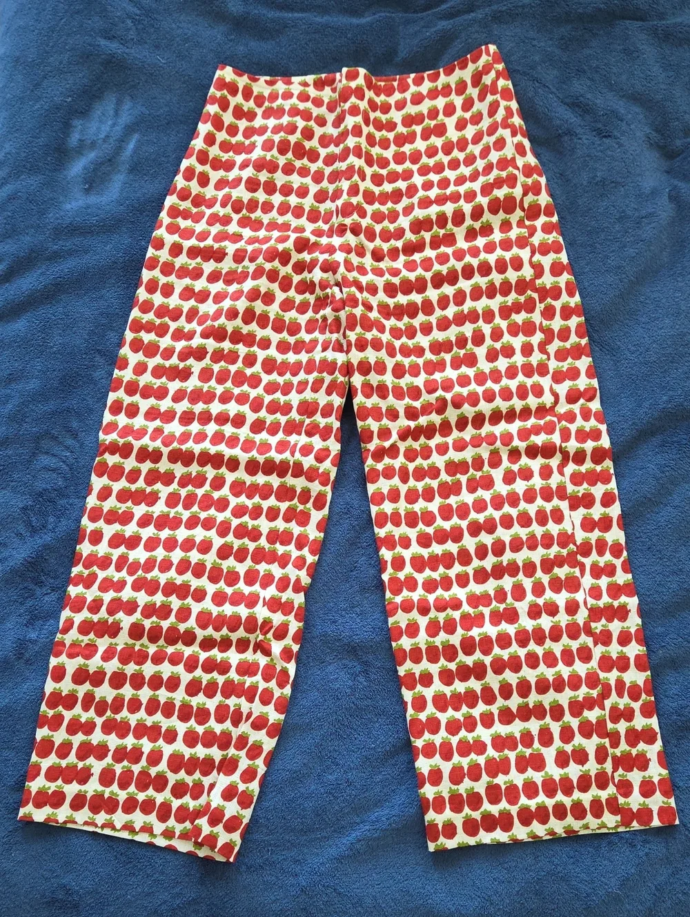 Reformation Joni 100% Linen Cropped Tomato Pant - Size 6